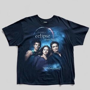 2010s The Twilight Saga Eclipse World Premiere movie promo t shirt short sleeve